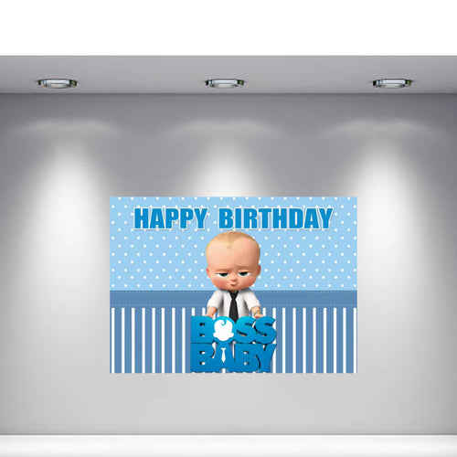Boss Baby Backdrop