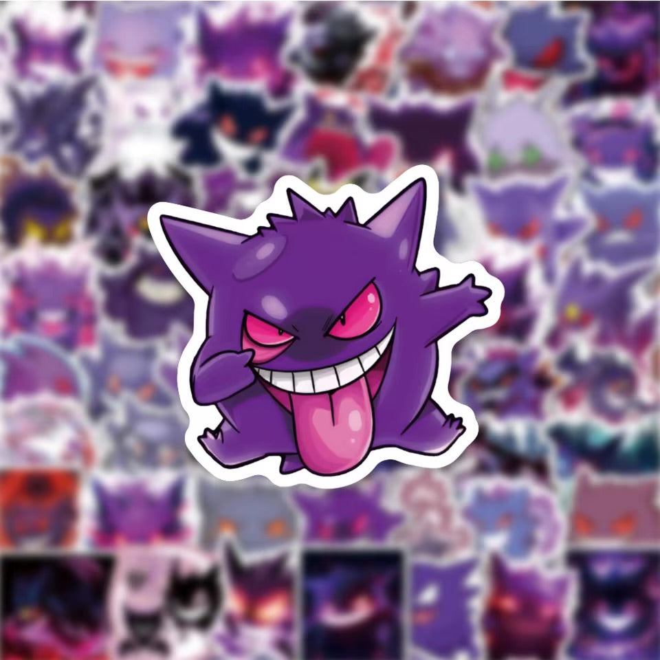 12 Gengar  Random Stickers, Party Supplies Favors
