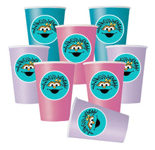 Load image into Gallery viewer, 8pc Rosita Sesame Street Cups
