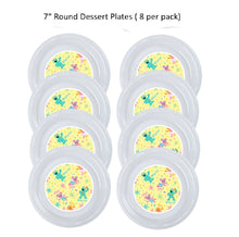 Load image into Gallery viewer, 8pk Rosita Sesame Street Clear Plastic Disposable Party Plates