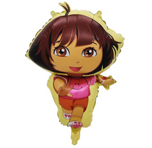 Load image into Gallery viewer, 8pc Dora the Explorer Balloons, 32” Character