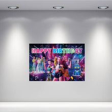 Load image into Gallery viewer, K-pop demon hunters birthday backdrop