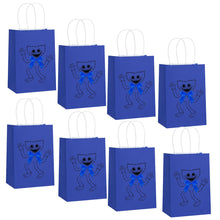 Load image into Gallery viewer, Huggy Wuggy Goody Favor Bags, 8 per pack, Measures  8x5x3 inch