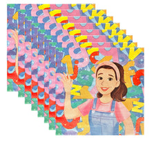 Load image into Gallery viewer, 24pc Ms Rachel Party Kit, 8 cups, 8 plates, 8 napkins, Ms Rachel Party Supplies