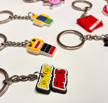Load image into Gallery viewer, 8pc Roblox Party Favor Keychains, 1” character on 2” Keychain, Ships from USA