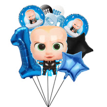 Load image into Gallery viewer, Boss Baby Birthday Balloons Set, Ages 1-4 options, Ships from USA
