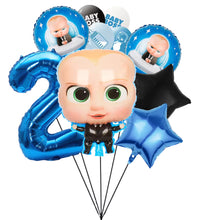 Load image into Gallery viewer, Boss Baby Birthday Balloons Set, Ages 1-4 options, Ships from USA