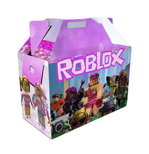 Load image into Gallery viewer, Girl Roblox Favor Goodie Boxes, 2.4x3x5” , Ships from USA