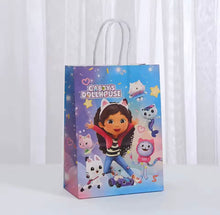 Load image into Gallery viewer, Gabby’s Dollhouse Goody Candy Favor Bags, 8 per pack, Measures  8x5x3 inch