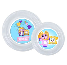 Load image into Gallery viewer, Lankybox party plates 8pc
