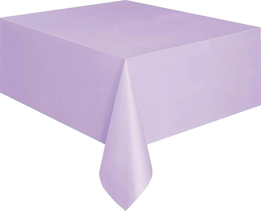 Lavender Plastic Tablecover