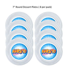 Load image into Gallery viewer, 8pk Naruto Clear Plastic Disposable Party Plates, Choose Size