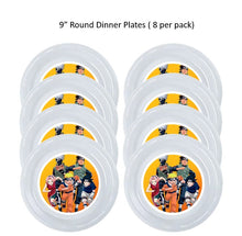 Load image into Gallery viewer, 8pk Naruto Clear Plastic Disposable Party Plates, Choose Size