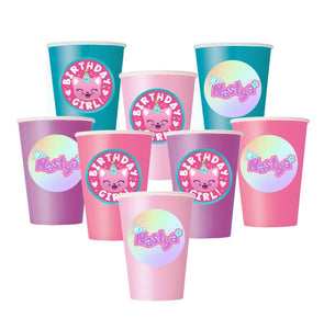 Nastya Birthday Party Paper Cups 8pc