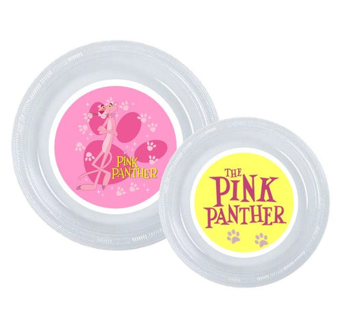 Pink Panther birthday party plates 8ct
