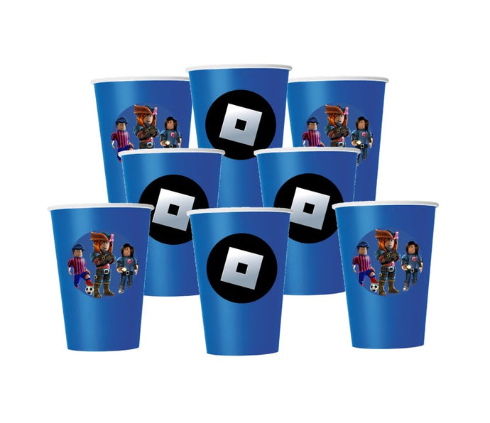 Roblox Party Paper Cups, 8pc