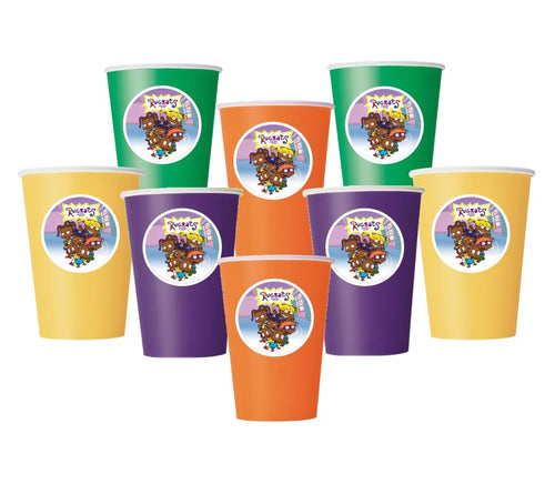 8pk Afro Rugrats Cups 