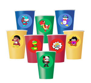 Ryans World Party Paper Cups 8pc