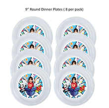 Load image into Gallery viewer, 8pk Ryan&#39;s World Clear Plastic Disposable Party Plates, Choose Size