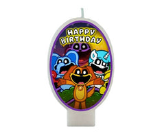 Load image into Gallery viewer, Smiling Critters Birthday Candle