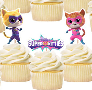 Super Kitties Cupcake Toppers