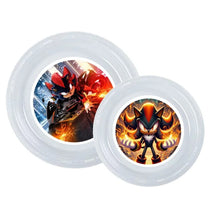 Load image into Gallery viewer, Shadow the Hedgehog Birthday Party Bundle Kit - 39pc Custom Decoration Set with Silver Tablecover