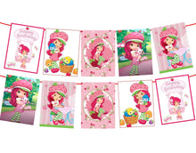 Load image into Gallery viewer, Strawberry Shortcake Birthday Banner