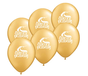 Unicorn Academy Party Balloons