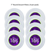 Load image into Gallery viewer, 8pk Disney Villains Clear Plastic Disposable Party Plates, Choose Size