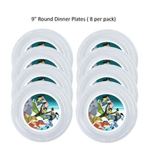 Load image into Gallery viewer, 8pk Wild Kratts Clear Plastic Disposable Party Plates Choose Size