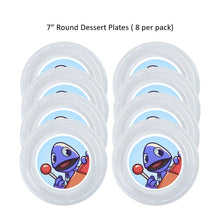 Load image into Gallery viewer, 8pk Yeeps Clear Plastic Disposable Party Plates, Choose Size