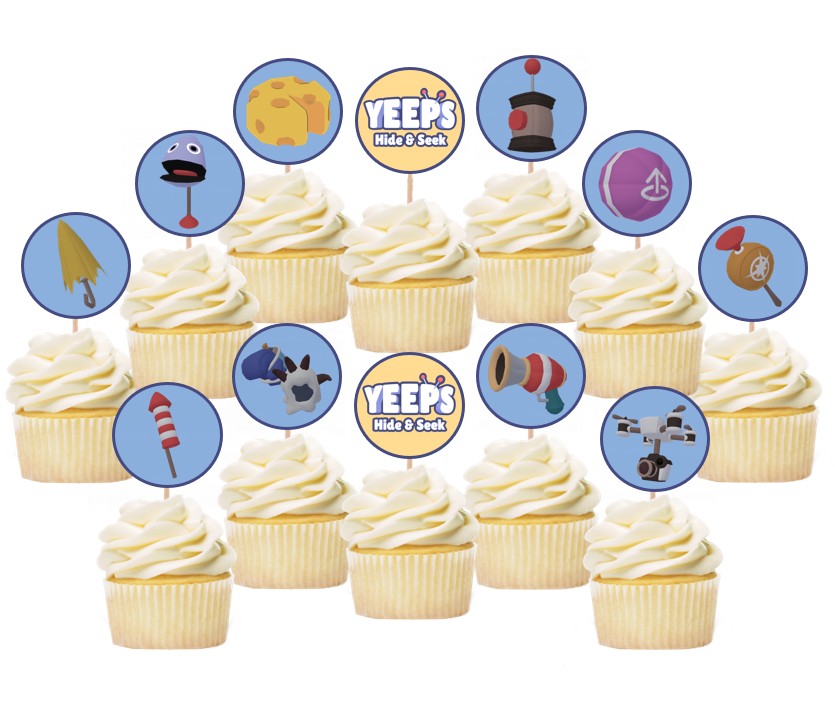 Yeeps Cupcake Toppers