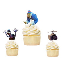 Load image into Gallery viewer, Animal Company Cupcake Toppers, Handmade in the USA, Available in 12-48pc pack