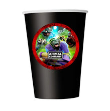 Load image into Gallery viewer, Animal Company Party Paper Cups, 8 per pack, 9oz Paper Cups, Ships from USA