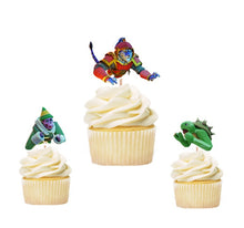 Load image into Gallery viewer, Animal Company Cupcake Toppers, Handmade in the USA, Available in 12-48pc pack