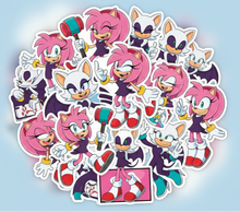 Load image into Gallery viewer, Amy Rose and Rouge Stickers