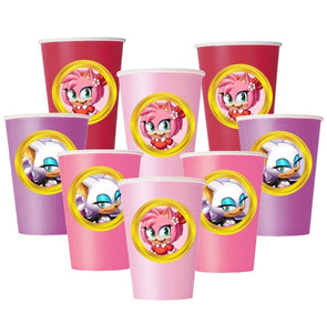Amy Rose Birthday Party Cups