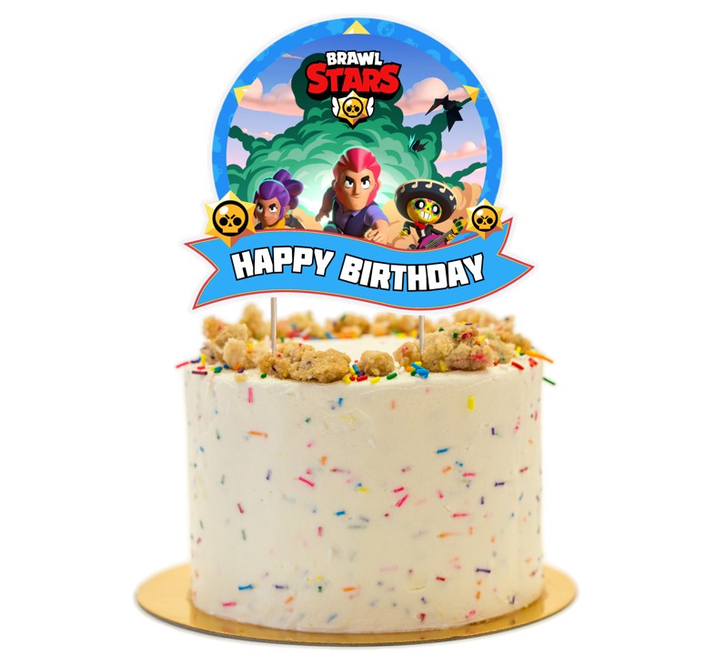 Brawl Stars Cake Topper