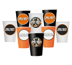 Call of Duty party paper cups