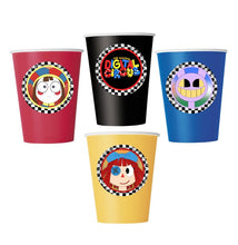 Load image into Gallery viewer, The Amazing Digital Circus Party Paper Cups, 8 per pack, 9oz Paper Cups, Ships from USA