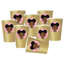 Load image into Gallery viewer, Gracie's Corner Birthday Party Paper Cups (8-Pack) - 9oz Made in USA