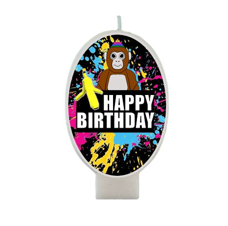 Gorilla Tag Birthday Candle