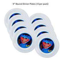 Load image into Gallery viewer, 8pk Huggy Wuggy Poppy Playtime Party Plates, Choose Size