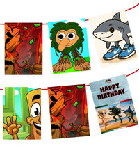Load image into Gallery viewer, Italian Brainrot Happy Birthday Party Banner 7ft