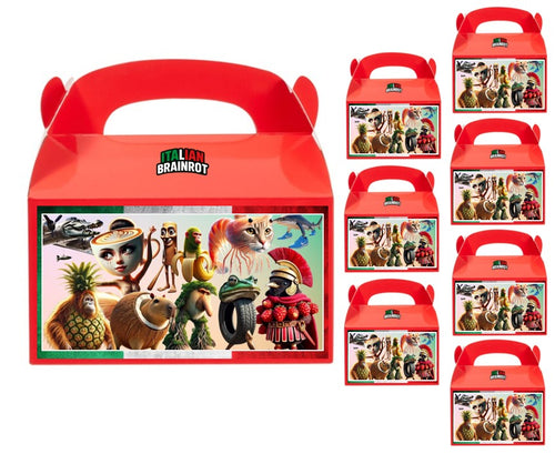 Italian Brainrot favor boxes