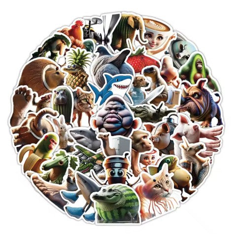 12 Italian Brainrot Random Stickers, Party Supplies Favors – Party ...
