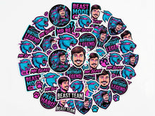 Load image into Gallery viewer, Mr Beast Party Favor Stickers (12-Pack)