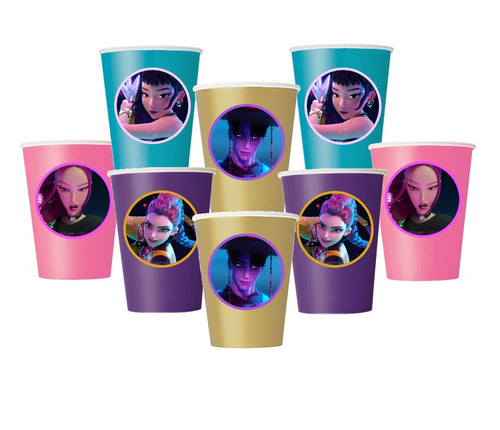 KPop Demon Hunters party cups