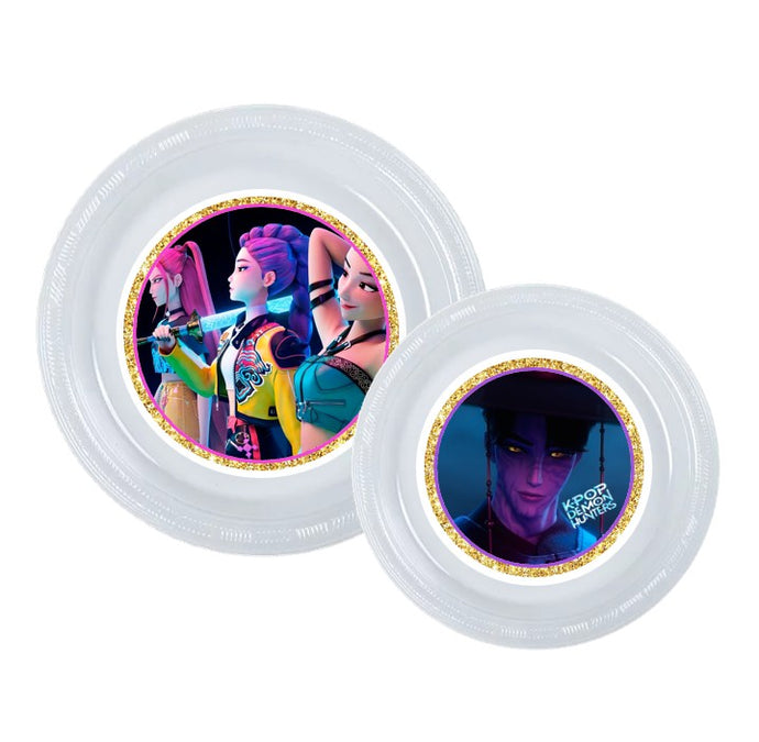 Kpop Demon Hunters party plates