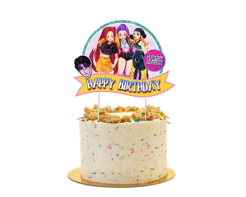 Kpop Demon Hunters  Cake Topper